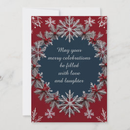 Feestelijk Kerst wenskaart Feestdagenkaart