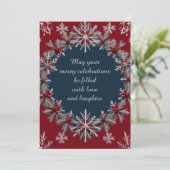 Feestelijk Kerst wenskaart Feestdagenkaart (Staand voorkant)