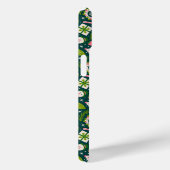 Feestelijk kerst-winterpatroon in groen Case-Mate iPhone case (Achterkant / Rechts)