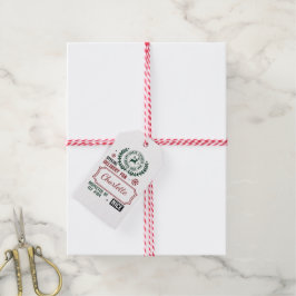 feestelijk kerstcadeau-Label Cadeaulabel
