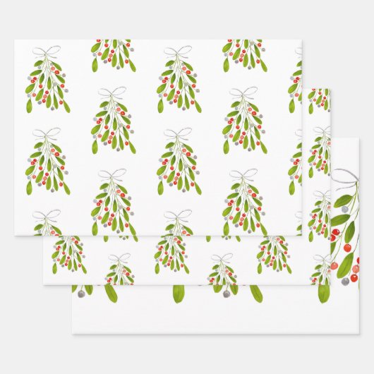 Feestelijk kerstcadeaupapier! inpakpapier vel (Set)