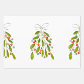 Feestelijk kerstcadeaupapier! inpakpapier vel (Voorkant 3)