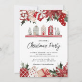 Feestelijk kerstfeest kaart (Voorkant)