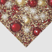 Feestelijk kerstglitterpatroon tissuepapier (Detail)