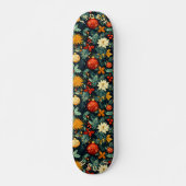 Feestelijk Kerstgroen met Ornamenten Persoonlijk Skateboard (Voorkant)