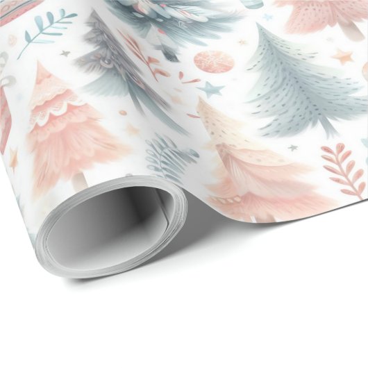 Feestelijk kerstinpakontwerp cadeaupapier (Rol Hoek)