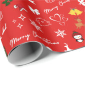 Feestelijk kerstjuichpapier cadeaupapier (Rol Hoek)