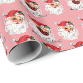 Feestelijk kerstman inpakpapier (Rol Hoek)