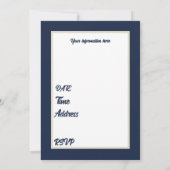 Feestelijk kerstnotenkrakerfeest kaart (Achterkant)