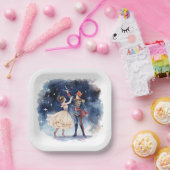 Feestelijk kerstnotenkrakerfeest papieren bordje (Feest)