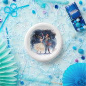 Feestelijk kerstnotenkrakerfeest papieren kommen (Feest)