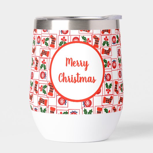 Feestelijk kerstpatroon (Links)