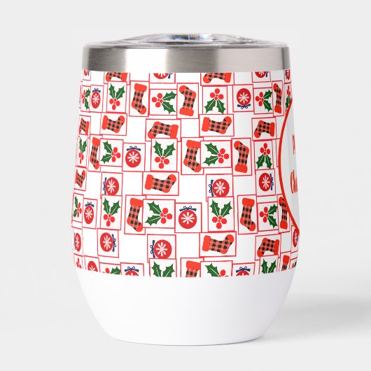 Feestelijk kerstpatroon (Voorkant)