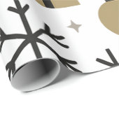 Feestelijk kerstpatroon cadeaupapier (Rol Hoek)