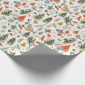 feestelijk kerstpatroon cadeaupapier (Hoek)