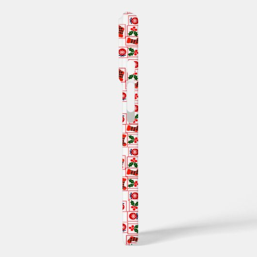Feestelijk kerstpatroon Case-Mate iPhone case (Achterkant / Links)