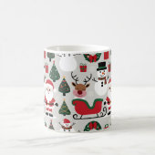 Feestelijk Kerstpatroon Collectie Koffiemok (Center)