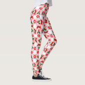 Feestelijk kerstpatroon leggings (Rechts)