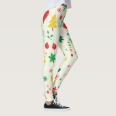 feestelijk kerstpatroon leggings (Rechts)