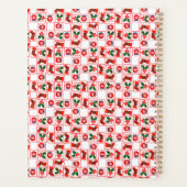 Feestelijk kerstpatroon planner (Achterkant)