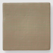 feestelijk kerstpatroon stenen onderzetter (Voorkant)