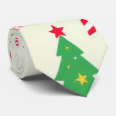 feestelijk kerstpatroon stropdas (Opgerold)