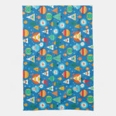 Feestelijk kerstpatroon theedoek (Verticaal)