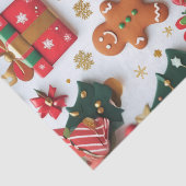 Feestelijk Kerstpatroon Tissuepapier (Detail)