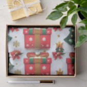 Feestelijk Kerstpatroon Tissuepapier (Geschenk)