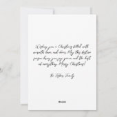 Feestelijk Kerstrendier Wenskaart Feestdagenkaart (Achterkant)