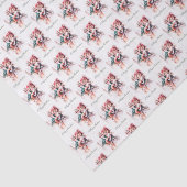 feestelijk kerststel tissuepapier (Detail)