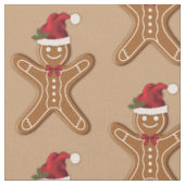 Feestelijk kerststol Kerstkranspatroon Stof (Close Up)