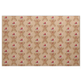 Feestelijk kerststol Kerstkranspatroon Stof (Fat Quarter)