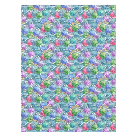 Feestelijk kersttafelkleed tafelkleed (Voorkant)