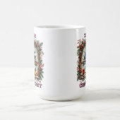 Feestelijk kerstvenster met gezellige decoraties koffiemok (Center)