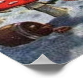 feestelijk kind kerstfeestdag Poster (Hoek)