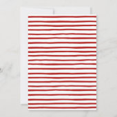 Feestelijk kleurrijk jaarlijks kerstfeest kaart (Achterkant)