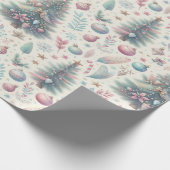 Feestelijk kleurrijk kerstinpakpapier cadeaupapier (Hoek)