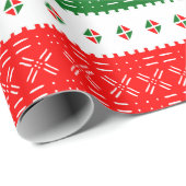 Feestelijk Kleurrijk Modderdoek Patroon Wrapping P Cadeaupapier (Rol Hoek)