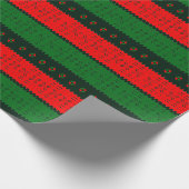 Feestelijk Kleurrijk Modderdoek Patroon Wrapping P Cadeaupapier (Hoek)