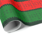 Feestelijk Kleurrijk Modderdoek Patroon Wrapping P Cadeaupapier (Rol Hoek)