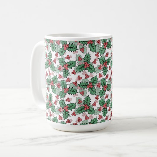 feestelijk koffiemok (Voorkant links)