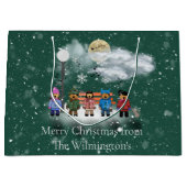 Feestelijk Kwintet Kerst Groot Cadeauzakje (Voorkant)