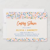 Feestelijk Leuk Moderne Koppels Douche Kaart (Voorkant)