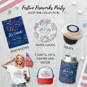 Feestelijk Leuk Patriottisch Vuurwerk 4th of Juli  Servet