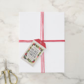 Feestelijk Lijst Vakantie Cadeau Labels Cadeaulabel (Met Touw)