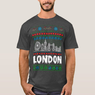 Feestelijk Londen Verenigd Koninkrijk Lelijke Kers T-shirt