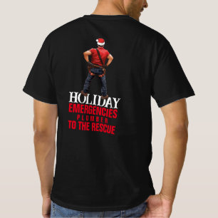 Feestelijk Loodgieter Kerst T-shirt