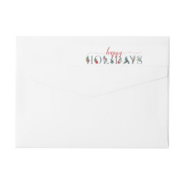 Feestelijk Loofwerk Prettige Feestdagen Retouradre