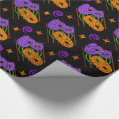 Feestelijk Maskerade Maskers Wrapping Papier (Hoek)